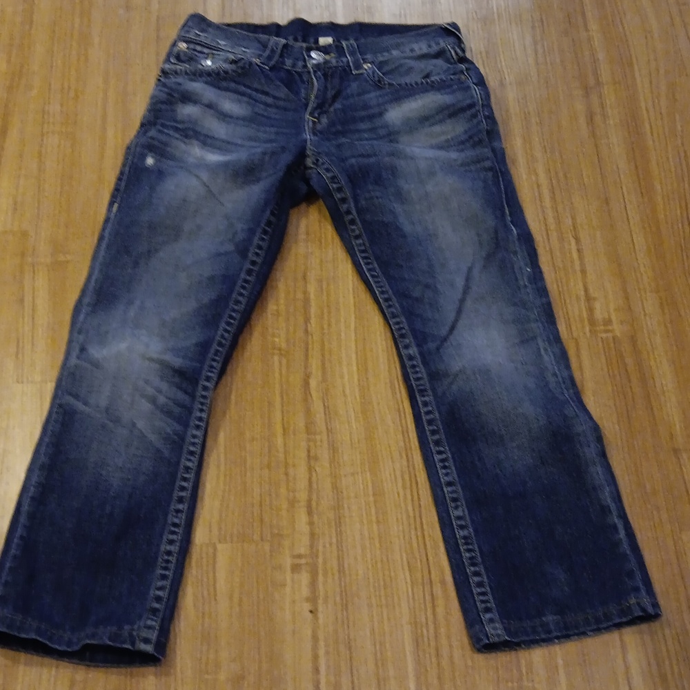 Men's size 30x27 True Religion straight leg jeans